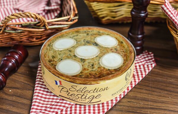 Quiche poireaux et fromage de chèvre