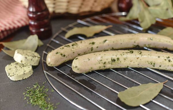 Saucisse blanche au beurre d’escargot