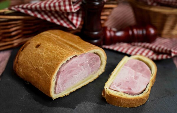 Jambon cuit en croute