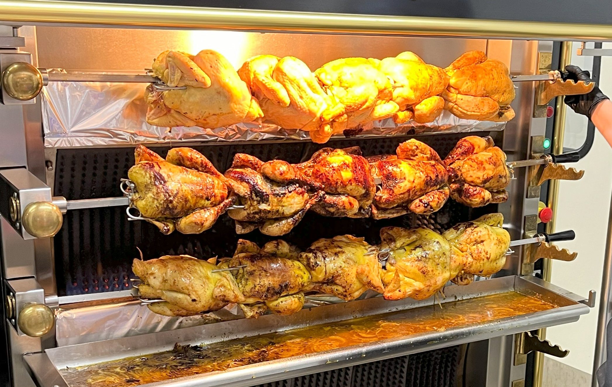 Distributeur de rôtisserie pour restaurants