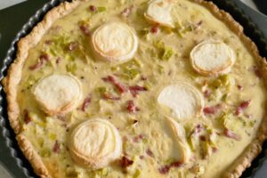 quiche poireaux et fromage de chèvre quiche poireaux et fromage de chèvre